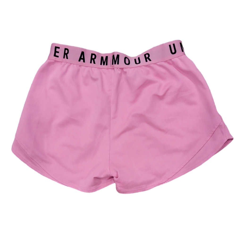 Under Armour Pink Pocketed Shorts Size Small - Picture 2 of 4